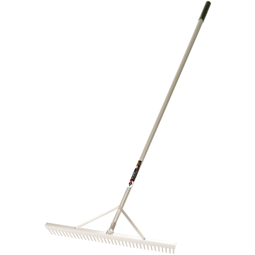 Pro Level Rakes, Aluminum Handle, 36" W, Aluminum Blade, 36 Tines Ontario Packaging