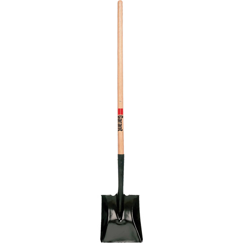 Square Point Shovel, Wood, Tempered Steel Blade, Straight Handle, 42" Long Ontario Packaging