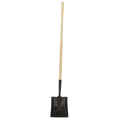 Pelle &agrave; bout carr&eacute;, Bois, Lame Acier durci, Manche en Droit, Longueur 49-1/2" Ontario Packaging