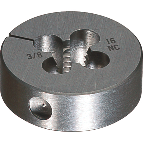 Round Adjustable Die, Bright Finish, 6-40 Thread, High Speed Steel Ontario Packaging