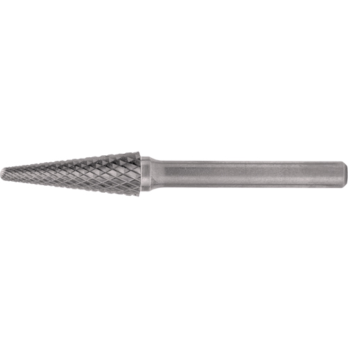 Solid Carbide Burrs - Taper Shape Radius End 14° Ontario Packaging