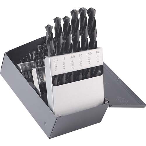 Jeux de forets, 25 morceaux, Acier rapide Ontario Packaging