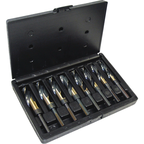 Jeux de forets, 8 morceaux, Acier rapide Ontario Packaging