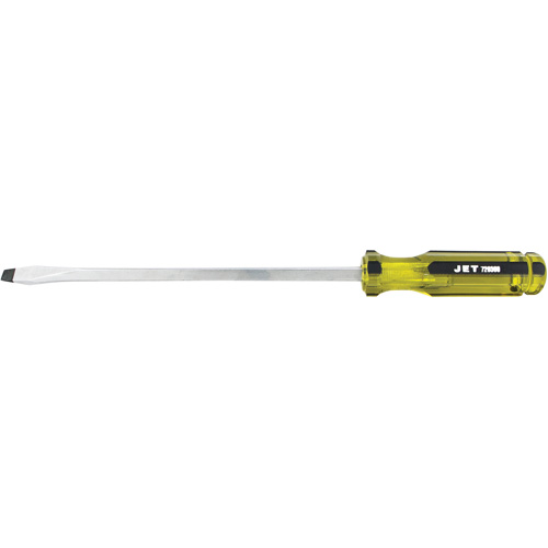 Slot Jumbo Handle Screwdriver, 3/8", 10" L, Plastic Handle Ontario Packaging