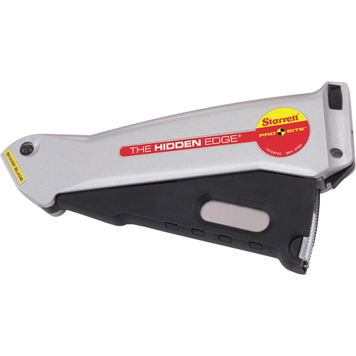 Hidden Edge&reg; Knife, 19 mm, Steel, Aluminum Handle Ontario Packaging