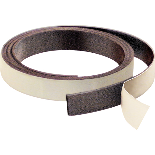 Magnetic Strips, 100' L x 1" W, 1/16" Thickness, Strength of 6 lbs. per Lin. Ft. Ontario Packaging