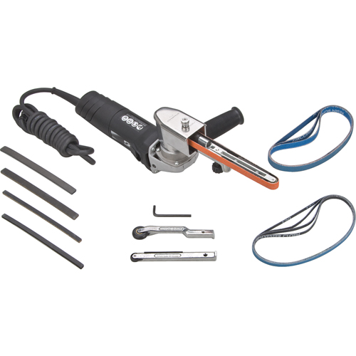 Electric Dynafile&reg; II  Abrasive Belt Machines, 1/8" - 3/4" Ontario Packaging