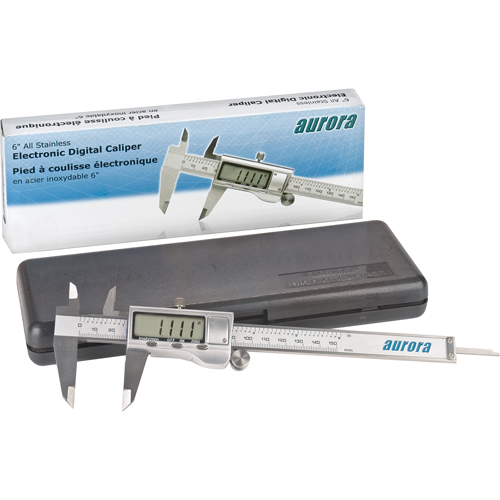 Pieds &agrave; coulisse num&eacute;riques & &eacute;lectroniques, R&eacute;solution de 0,001" (0,03 mm), 0 - 6" (0 - 152 mm) gamme de mesure Ontario Packaging