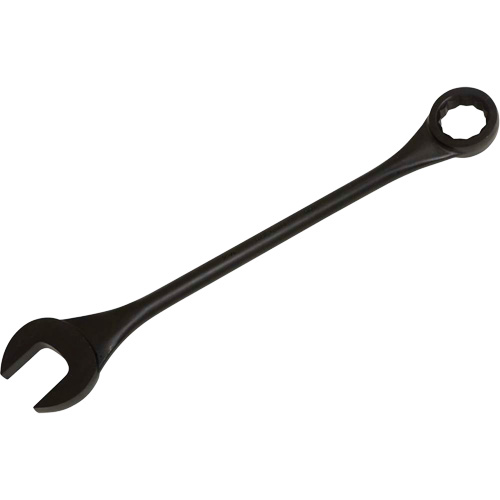 Round Shank Combination Wrench, 12 Point, 2-5/8", Black Oxide Finish Ontario Packaging