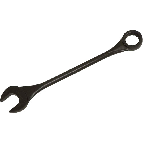 Round Shank Combination Wrench, 12 Point, 2-11/16", Black Oxide Finish Ontario Packaging