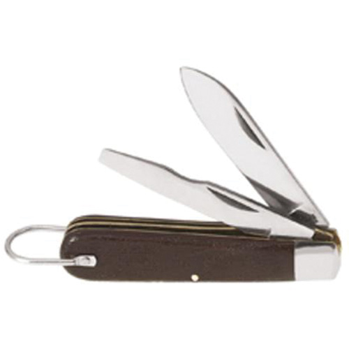 2-Blade Pocket Knife, 2-1/2" Blade, Carbon Steel Blade, Plastic Handle Ontario Packaging