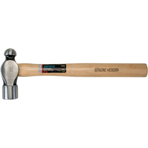 Ball Pein Hammer, 32 oz. Head Weight, Plain Face, Wood Handle Ontario Packaging