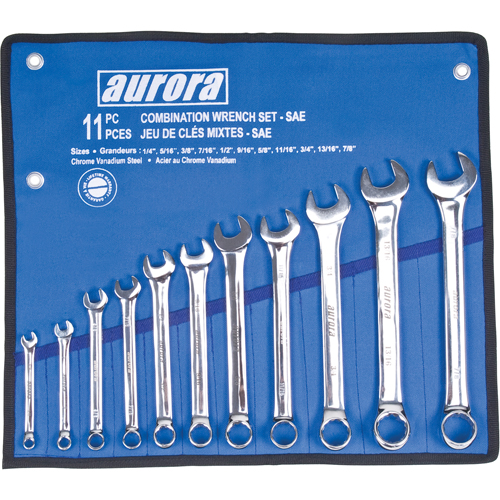 Wrench Set, Combination, 11 Pieces, Imperial Ontario Packaging