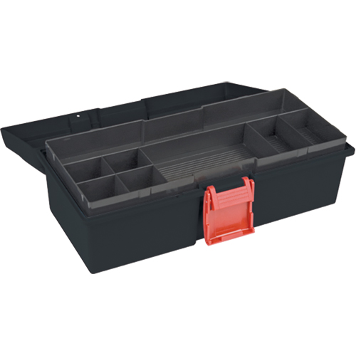 Heavy-Duty Tool Box, 15" W x 7" D x 5-1/2" H, Black Ontario Packaging