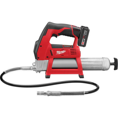M12 Cordless Grease Gun Kit, Lithium-Ion, 12 V Ontario Packaging