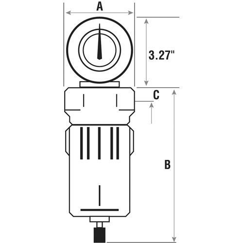 Filtres &agrave; air comprim&eacute;, Modulaire, 3/4" NPT, Drain Automatique Ontario Packaging