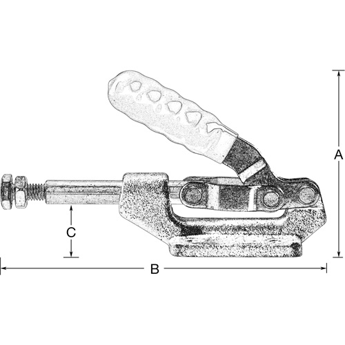 Straight Line Hold Down Clamps, 600 lbs. Clamping Force Ontario Packaging