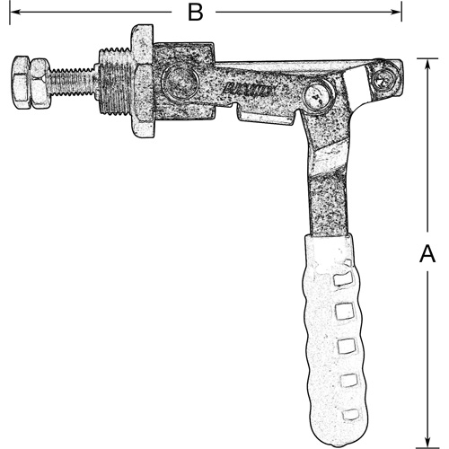 Straight Line Hold Down Clamps, 300 lbs. Clamping Force Ontario Packaging
