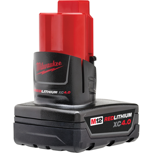 M12 Redlithium 4.0 Battery, Lithium-Ion, 12 V, 4 A Ontario Packaging