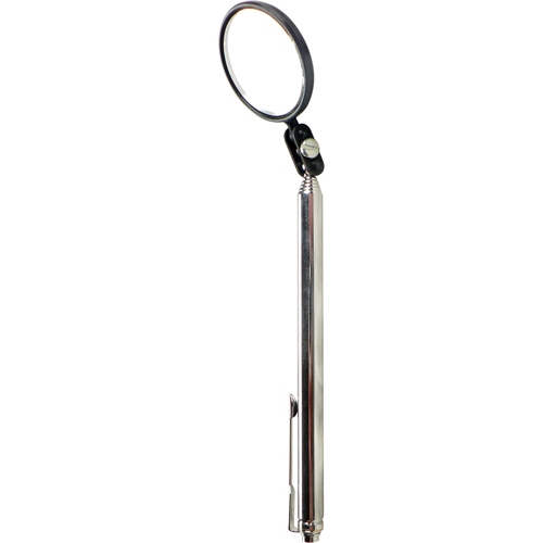Inspection Mirror, Circular, 1-1/2" L x 1-1/2" W, Telescopic Ontario Packaging