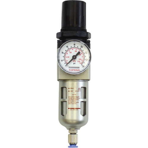 Modular Filter/Regulator, 1/8" NPT, 150 PSI, 0.7 fl.oz. Capacity Ontario Packaging