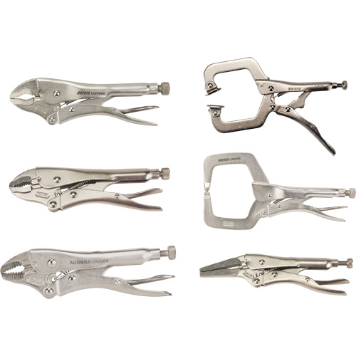 Locking Plier Set, 6 Pieces Ontario Packaging