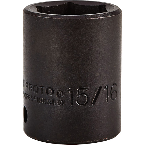 Socket, Impact, 15/16", 1/2" Drive, 6 Points Ontario Packaging