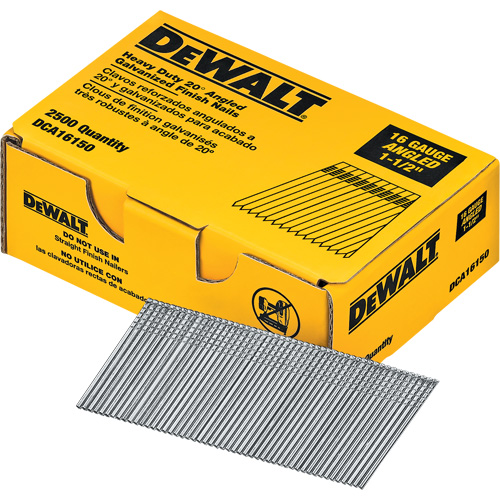 Clous de finition &agrave; angle de calibre 16 Ontario Packaging