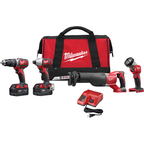 Trousse d'outil combin&eacute; sans fil M18, Lithium-ion, 18 V Ontario Packaging