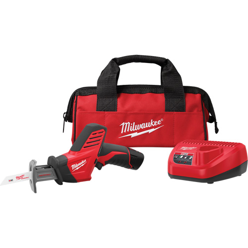 M12 Hackzall&reg; Reciprocating Saw Kit, 12 V, Lithium-Ion Battery, 0 - 3000 SPM Ontario Packaging