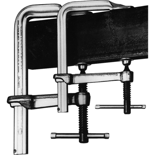Serre-joints &agrave; barre pour le soudage & la fabrication , 8" (203,2 mm), Force de serrage 2660 lb Ontario Packaging