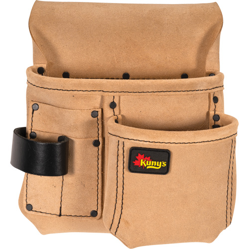 Half Carpenter Apron, Multiple Tool Holder, Leather, 4 Pockets Ontario Packaging