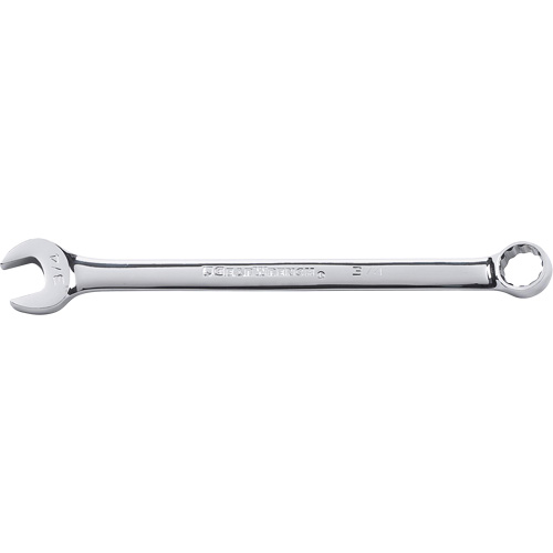 Long Pattern Combination Wrench, 12 Point, 3/4", Chrome/Polished Finish Ontario Packaging