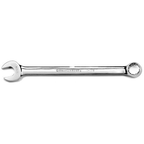 12-Point Long Pattern Combination Wrench, 12 Point, 1-1/2", Chrome/Polished Finish Ontario Packaging