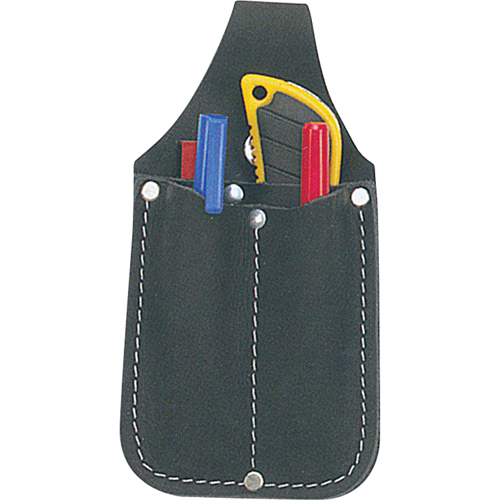 Utility Pouch, Knife Holder, Leather, 3 Pockets Ontario Packaging