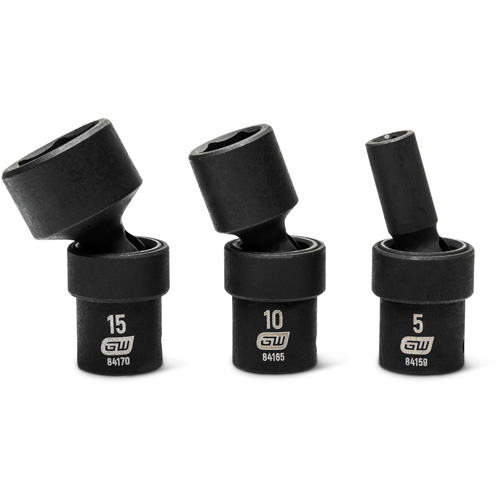 Jeu de 12 douilles m&eacute;triques flexibles universelles &agrave; chocs 1/4" &agrave; 6 pans Ontario Packaging