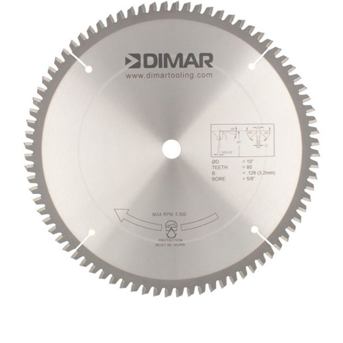 Lames de scies pour entrepreneur, 10", 80 dents, Pour Non ferreux Ontario Packaging