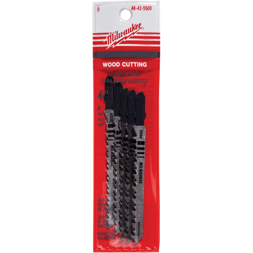 Jigsaw Blade, Bi-Metal, T-Shank, 4" L, 6 TPI Ontario Packaging