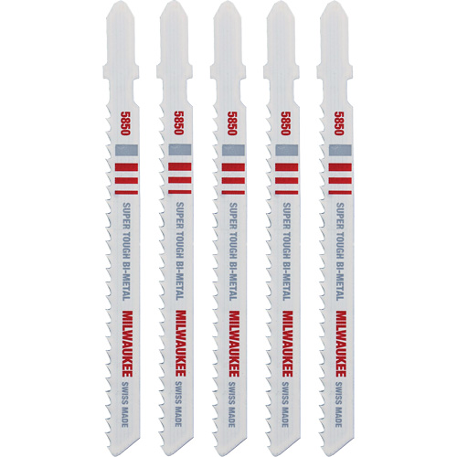 Lame de scie sauteuse, Bim&eacute;tal, Tige en T, 4" lo, 8 dents par pouce Ontario Packaging