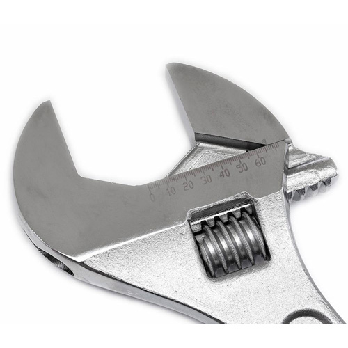 Cl&eacute; &agrave; manche conique r&eacute;glable — emball&eacute; sur carte, 24" lo, la max. 2-7/16"/62 mm, Chrome/Poli Ontario Packaging