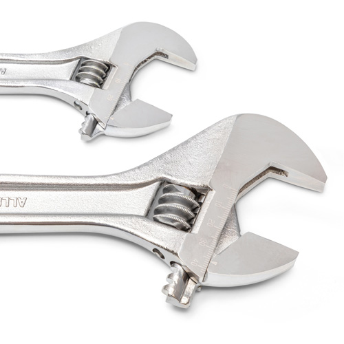 Wrench Set, Adjustable, 2 Pieces, Imperial and Metric Ontario Packaging