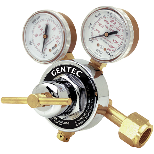 D&eacute;tendeurs &agrave; simple d&eacute;tente - S&eacute;rie 452, Gaz inertes, Entr&eacute;e CGA580 Ontario Packaging