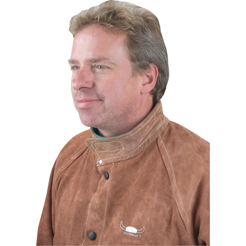 Veste de soudage, Cuir, 4T-Grand, Lava Brown Ontario Packaging