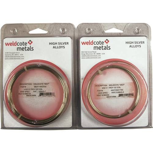 Alliages de brasage &agrave; haute teneur en argent Ontario Packaging