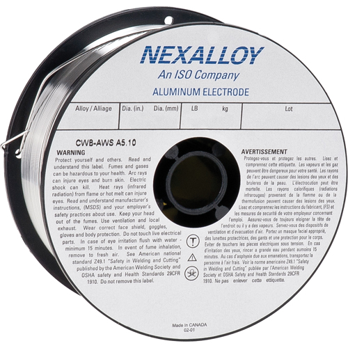 4043 Welding Wire, Aluminum, 0.030" Diameter Ontario Packaging