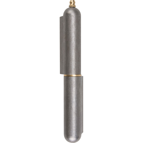 Weld-On Hinge, 0.787" Dia. x 5.906" L, Mild Steel w/Fixed Steel Pin Ontario Packaging