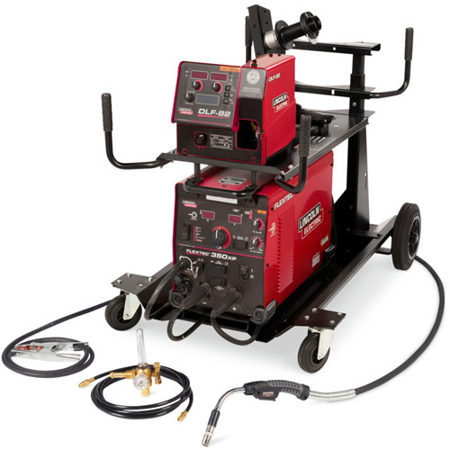 Flextec&reg; 350XP/DLF-82 Ready-Pak MIG Welding System, 380 V/460 V/575 V, 3 Ph Ontario Packaging