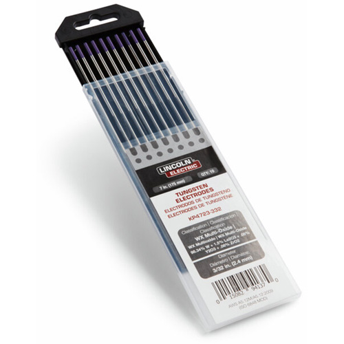 WX Multi-Oxide Premium Tungsten Electrode, 3/32" Dia. x 7" L Ontario Packaging
