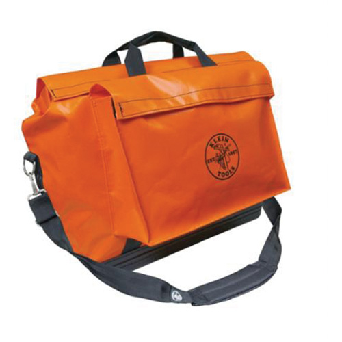 Sac &agrave; &eacute;quipement en vinyle, Vinyle, 2 pochettes, Orange Ontario Packaging