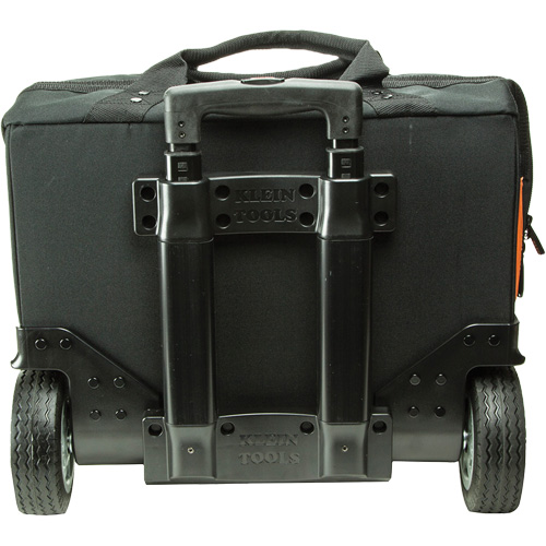 Sac &agrave; outils roulant Tradesman Pro, Polyester balistique, 24 pochettes, Noir/Orange Ontario Packaging